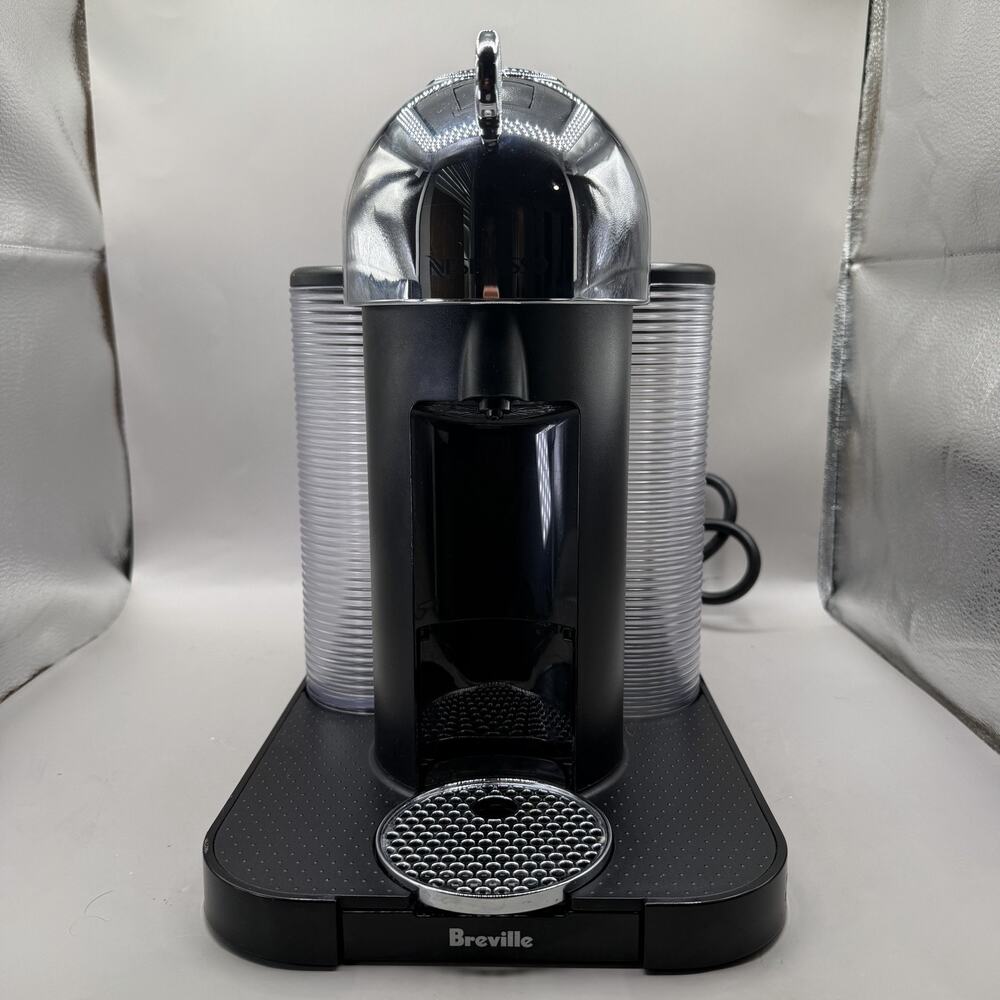 Breville Nespresso Vertuo Coffee Capsule Espresso Machine Chrome BNV220CRO